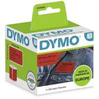 Dymo SD2133399 2133399 Red Shipping Label