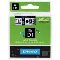 Dymo D1 Label Tape 9mm Black on Clear 40910