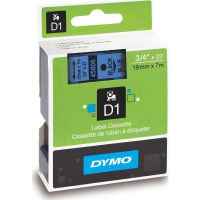 1 x Genuine Dymo D1 Label Tape 19mm Black on Blue 45806 - 7 metres