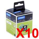 10 x Genuine Dymo LW Suspension File Labels 12mm x 50mm - 220 Labels SD99017 S0722460
