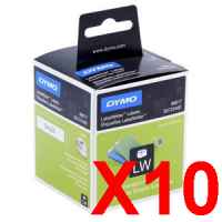 10 x Genuine Dymo LW Suspension File Labels 12mm x 50mm - 220 Labels SD99017 S0722460