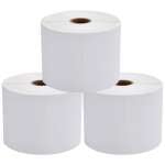 3 Roll Direct Thermal Shipping Label 150 x 100mm White - 350 Labels  per Roll