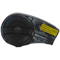 1 x Compatible Brady M21-375-595-YL 142803 Black on Yellow 9.53mm x 6.4m B-595 Durable Vinyl Material Label