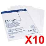 10 x Genuine Brother PA-C-411 Mobile Thermal Paper PAC411