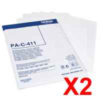 2 x Genuine Brother PA-C-411 Mobile Thermal Paper PAC411