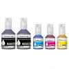 5 Pack Compatible Brother BTD180 Ink Bottle Set (2BK,1C,1M,1Y)