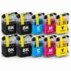 10 Pack Compatible Brother LC-23E Ink Cartridge Set (4BK,2C,2M,2Y) 10 Pack Compatible Brother LC-23E Ink Cartridge Set (4BK,2C,2M,2Y)