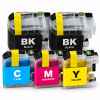 5 Pack Compatible Brother LC-23E Ink Cartridge Set (2BK,1C,1M,1Y) 5 Pack Compatible Brother LC-23E Ink Cartridge Set (2BK,1C,1M,1Y)