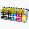 10 Pack Compatible Brother LC-431XL Ink Cartridge Set (4BK,2C,2M,2Y)