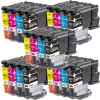 20 Pack Compatible Brother LC-531XL Ink Cartridge Set (5BK,5C,5M,5Y)