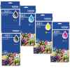 5 Pack Genuine Brother LC-537 Ink Cartridge Ultra High Yield Set (2BK,1C,1M,1Y)