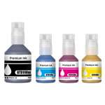 4 Pack Compatible Brother BTD180 Ink Bottle Set (1BK,1C,1M,1Y)