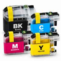 4 Pack Compatible Brother LC-23E Ink Cartridge Set (1BK,1C,1M,1Y)