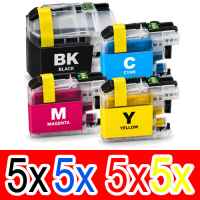 20 Pack Compatible Brother LC-23E Ink Cartridge Set (5BK,5C,5M,5Y)
