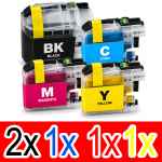 5 Pack Compatible Brother LC-23E Ink Cartridge Set (2BK,1C,1M,1Y)