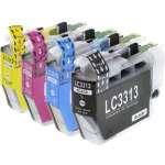 4 Pack Compatible Brother LC-3313 Ink Cartridge Set (1BK,1C,1M,1Y)