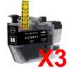 3 x Compatible Brother LC-3317 Black Ink Cartridge LC-3317BK