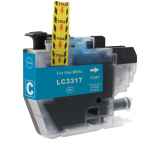 1 x Compatible Brother LC-3317 Cyan Ink Cartridge LC-3317C