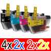 10 Pack Compatible Brother LC-3317 Ink Cartridge Set (4BK,2C,2M,2Y)