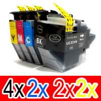 10 Pack Compatible Brother LC-3329XL Ink Cartridge Set (4BK,2C,2M,2Y)