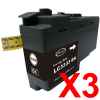3 x Compatible Brother LC-3333 Black Ink Cartridge LC-3333BK