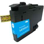 1 x Compatible Brother LC-3333 Cyan Ink Cartridge LC-3333C