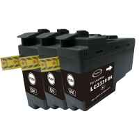 3 x Compatible Brother LC-3339XL Black Ink Cartridge LC-3339XLBK