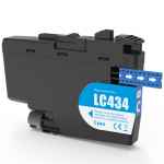 1 x Compatible Brother LC-434 Cyan Ink Cartridge LC-434C