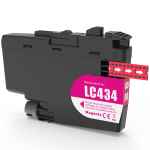 1 x Compatible Brother LC-434 Magenta Ink Cartridge LC-434M