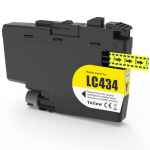 1 x Compatible Brother LC-434 Yellow Ink Cartridge LC-434Y