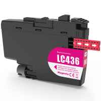 1 x Compatible Brother LC-436 Magenta Ink Cartridge LC-436M