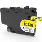 1 x Compatible Brother LC-436 Yellow Ink Cartridge LC-436Y