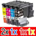 5 Pack Compatible Brother LC-531XL Ink Cartridge Set (2BK,1C,1M,1Y)