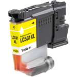 1 x Compatible Brother LC-531XL Yellow Ink Cartridge LC-531XLY