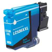 1 x Compatible Brother LC-536XXL Cyan Ink Cartridge LC-536XXLC