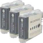 3 x Compatible Brother LC-57 Black Ink Cartridge LC-57BK