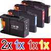 5 Pack Compatible Brother LC-77XL Ink Cartridge Set (2BK,1C,1M,1Y)