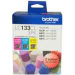 1 x Genuine Brother LC-133 C/M/Y Ink Cartridge Colour Pack LC-133CL3PK