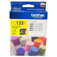 1 x Genuine Brother LC-133 Yellow Ink Cartridge LC-133Y