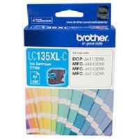 1 x Genuine Brother LC-135XL Cyan Ink Cartridge LC-135XLC