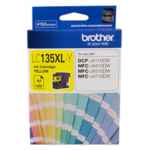 1 x Genuine Brother LC-135XL Yellow Ink Cartridge LC-135XLY