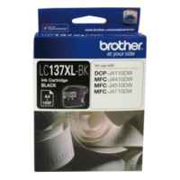 1 x Genuine Brother LC-137XL Black Ink Cartridge LC-137XLBK