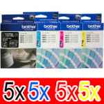 20 Pack Genuine Brother LC-137XL LC-135XL Ink Cartridge Set (5BK,5C,5M,5Y)