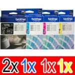 5 Pack Genuine Brother LC-137XL LC-135XL Ink Cartridge Set (2BK,1C,1M,1Y)