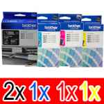 5 Pack Genuine Brother LC-139XL LC-135XL Ink Cartridge Set (2BK,1C,1M,1Y)