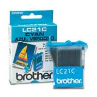 1 x Genuine Brother LC-21 Cyan Ink Cartridge LC-21C