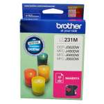 1 x Genuine Brother LC-231 Magenta Ink Cartridge LC-231M