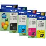 4 Pack Genuine Brother LC-231 Ink Cartridge Set (1BK,1C,1M,1Y)