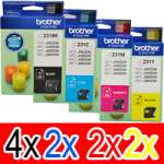 10 Pack Genuine Brother LC-231 Ink Cartridge Set (4BK,2C,2M,2Y)