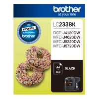 1 x Genuine Brother LC-233 Black Ink Cartridge LC-233BK